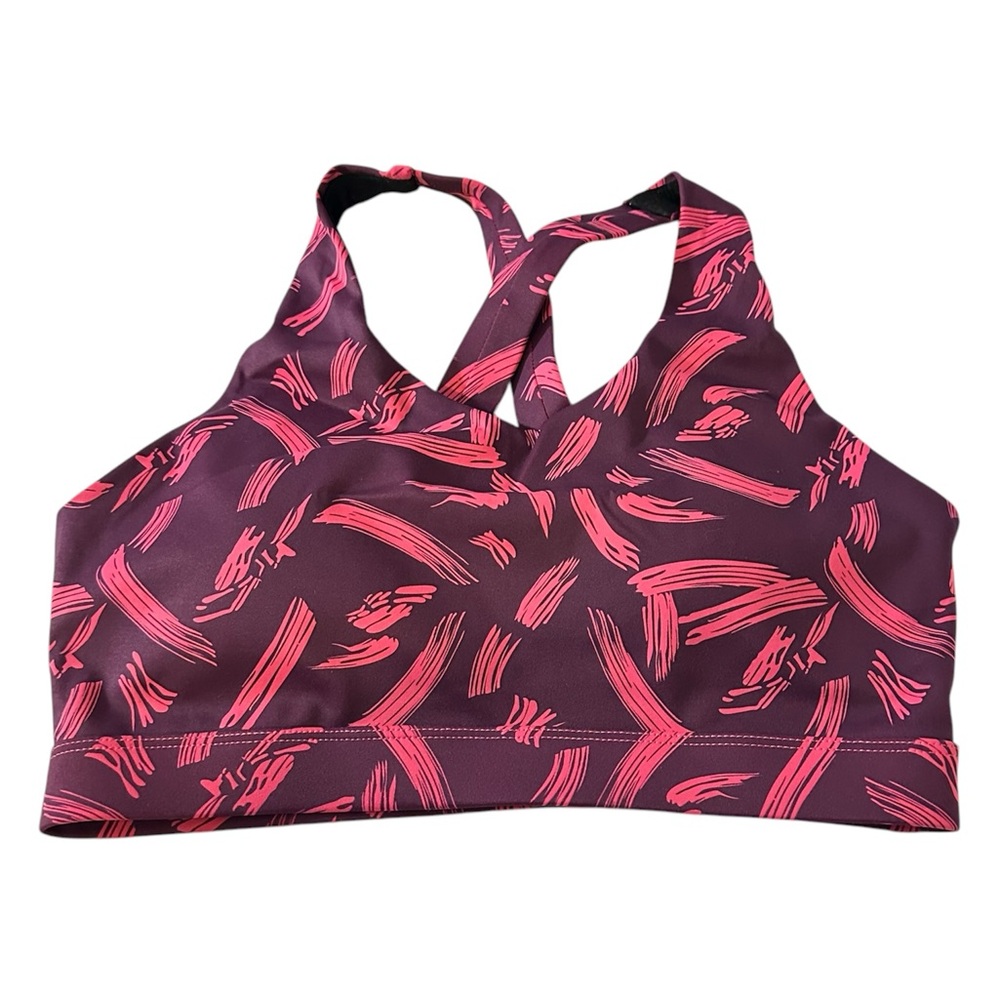 NWOT Running Girl Pink Sports Bra XS